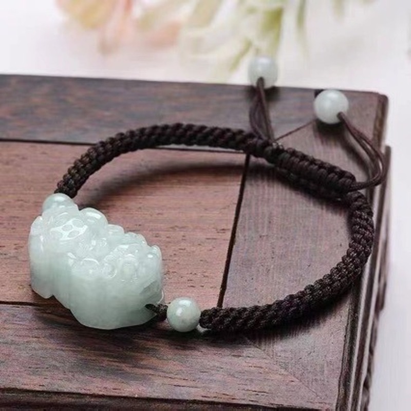 Jewelry & Watches Sp Z Oo Janów Lubelski - Bracciale Pixiu in Giadeite Naturale di