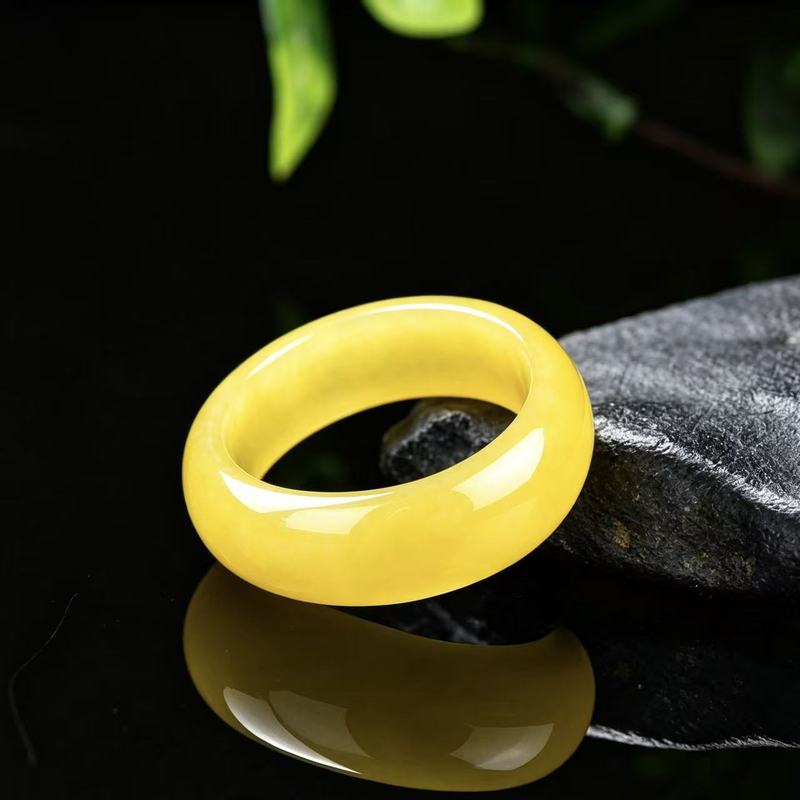 Jewelry & Watches Sp Z Oo Janów Lubelski - Anello autentico in giadeite di grado
