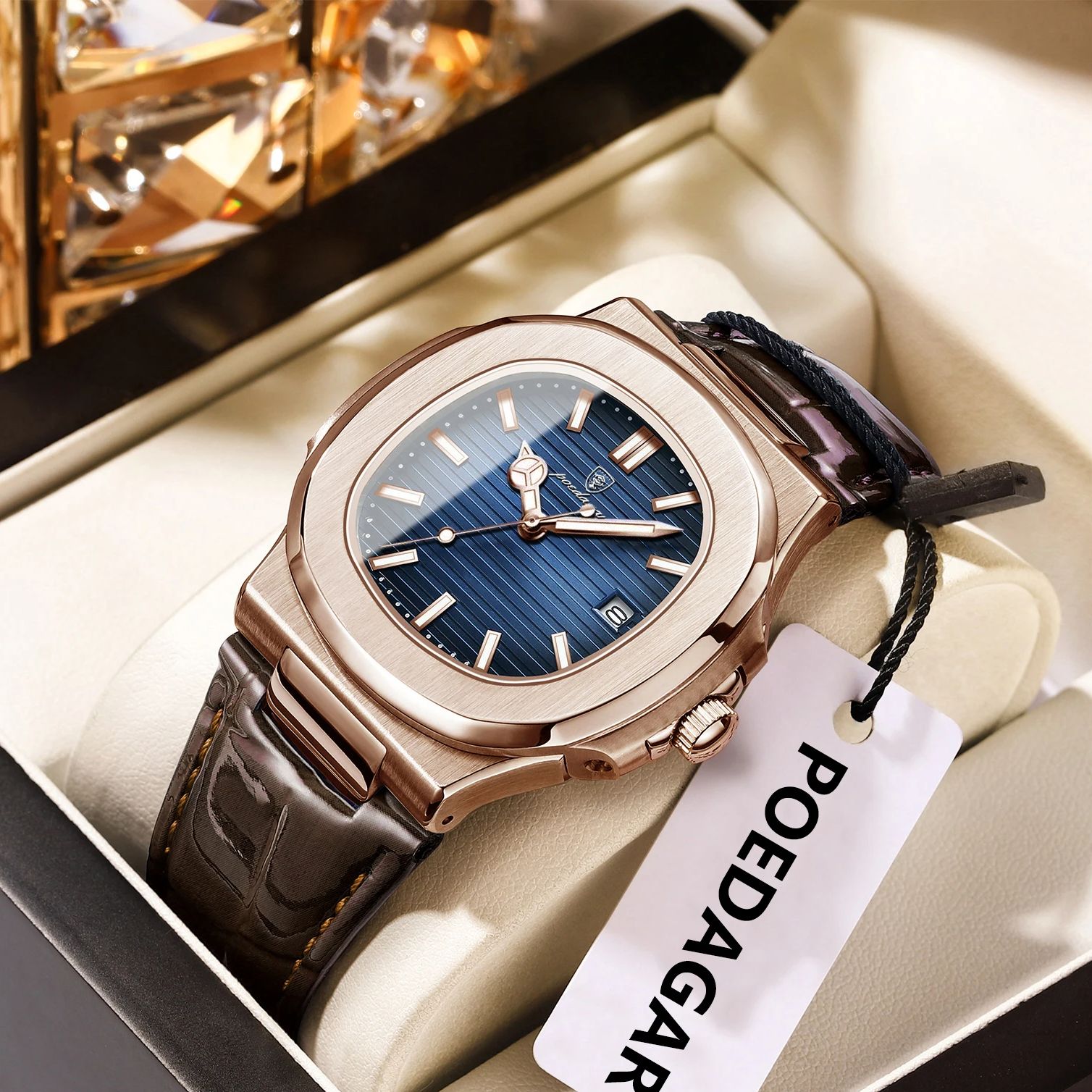 Rg Watches & Jewelry Gmbh - POEDAGAR Orologio da uomo d'affari con