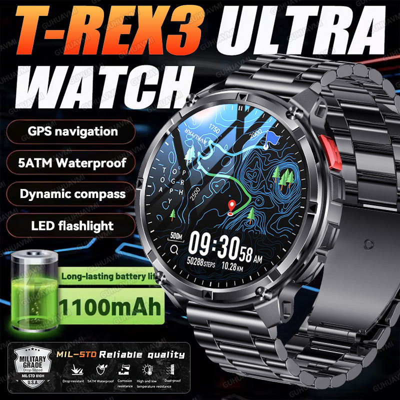 Italian Jewelry Watches - 2026 Nuovo T-Rex3 Ultra 1100Mah Militare