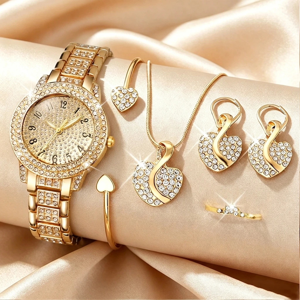 Jewelry Watches Luxury - Set di 6 Orologi da Donna