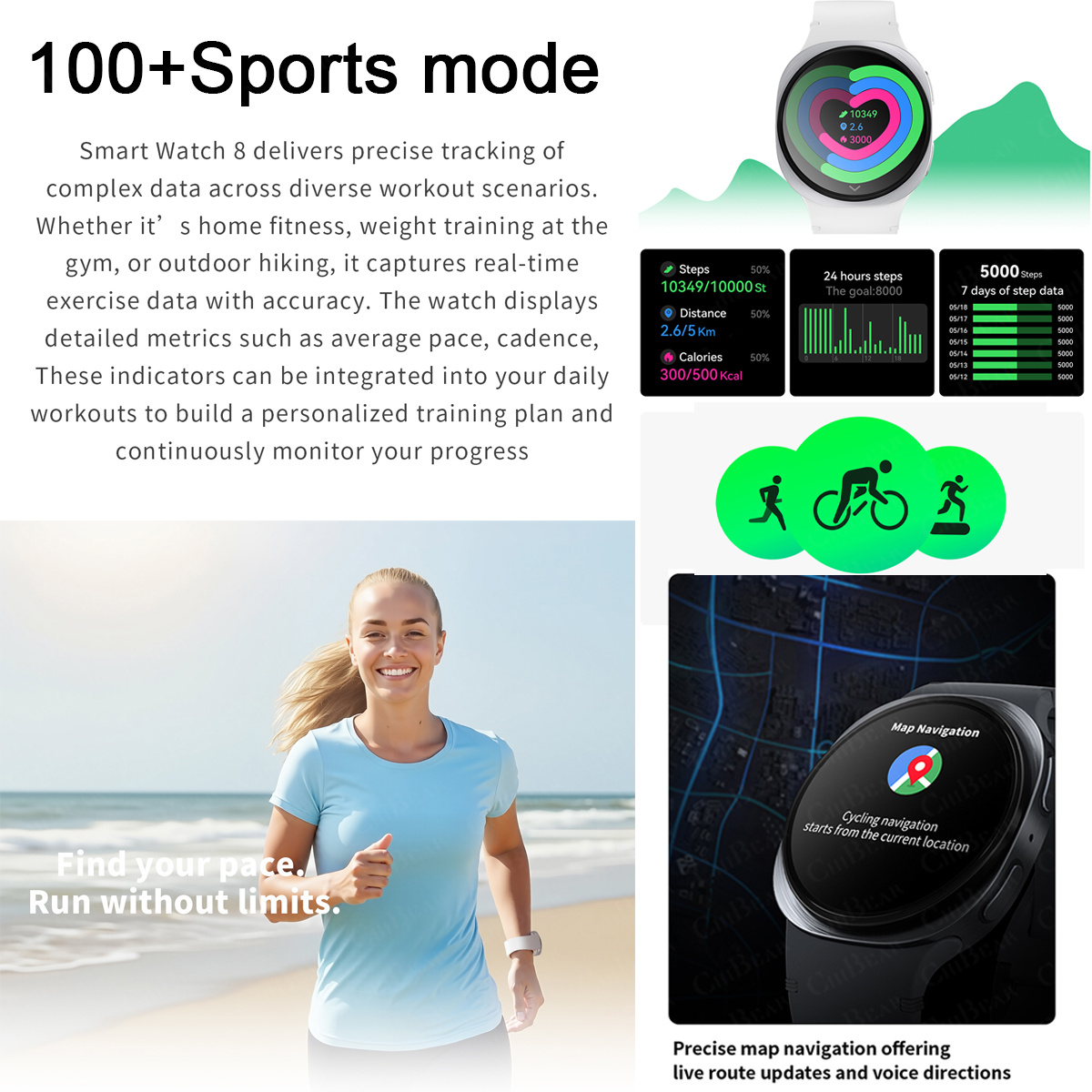 Nuovo Smartwatch 2026 con GPS, - Italian Jewelry Watches recensione e prezzo