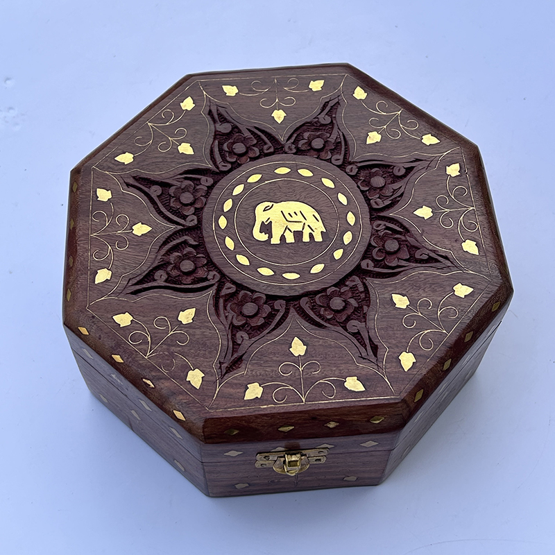 Scatola di legno ottagonale in - Indian Jewelry Watches recensione e prezzo
