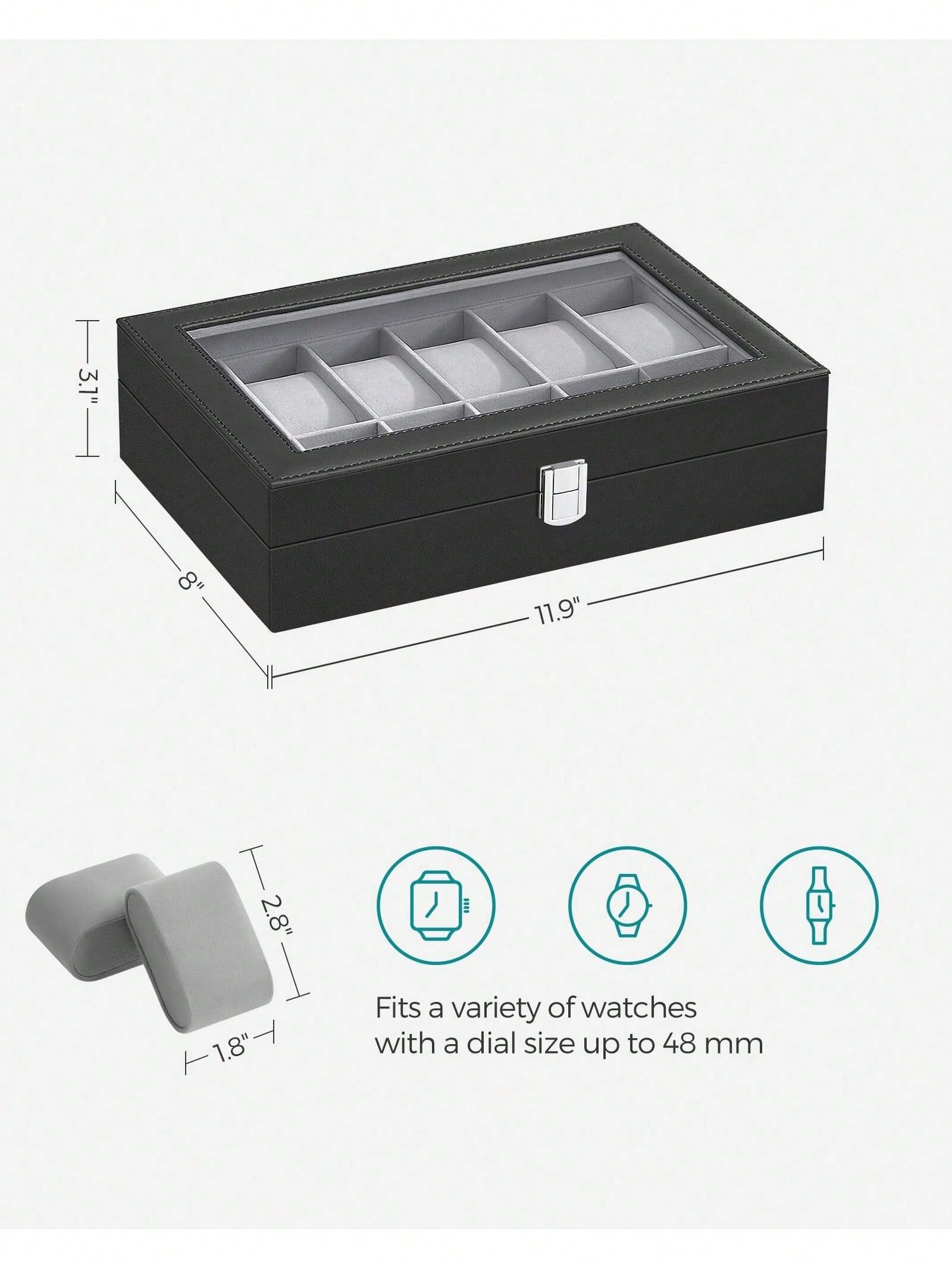 Scatola Porta Orologi a 12 Sco - Jewelry Stand Watches recensione e prezzo